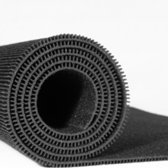 Rolă de cauciuc pentru izolare fonica si vibroizolatie