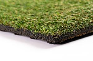 Dale de cauciuc acoperite cu gazon artificial-crag, 1000x1000x30 mm