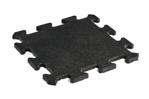 Dale de cauciuc tip puzzle fitness-crpzf, 500x500x20 mm, negru